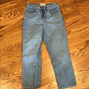 Everlane High Rise Hemmed Jeans